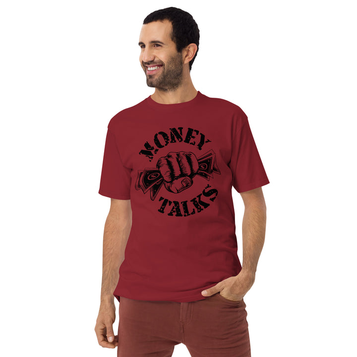 Money talks Men’s premium heavyweight tee