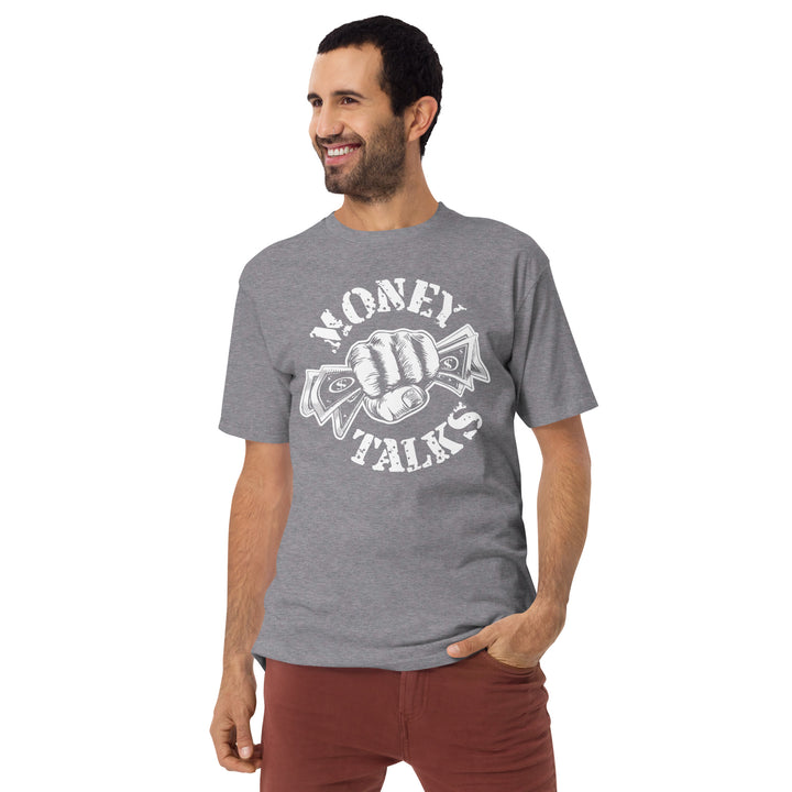 Money talks Men’s premium heavyweight tee