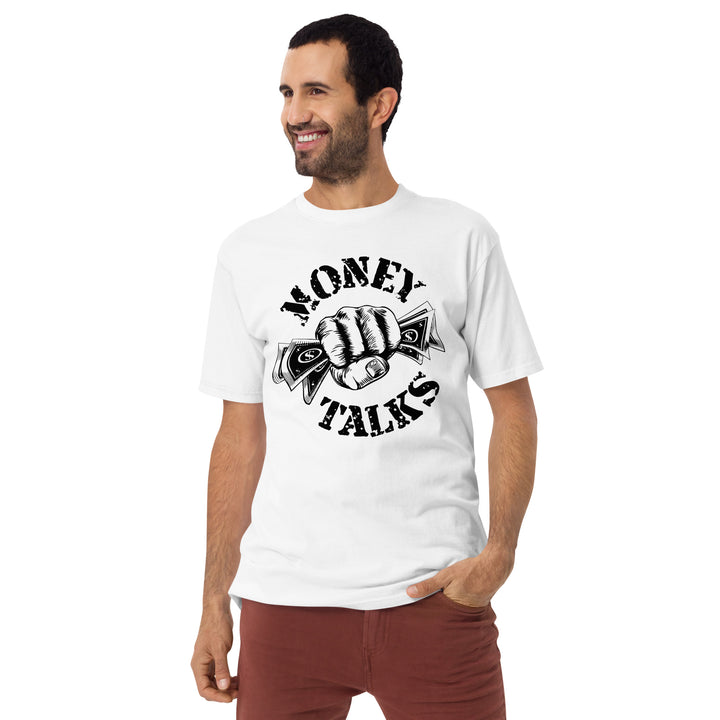 Money talks Men’s premium heavyweight tee