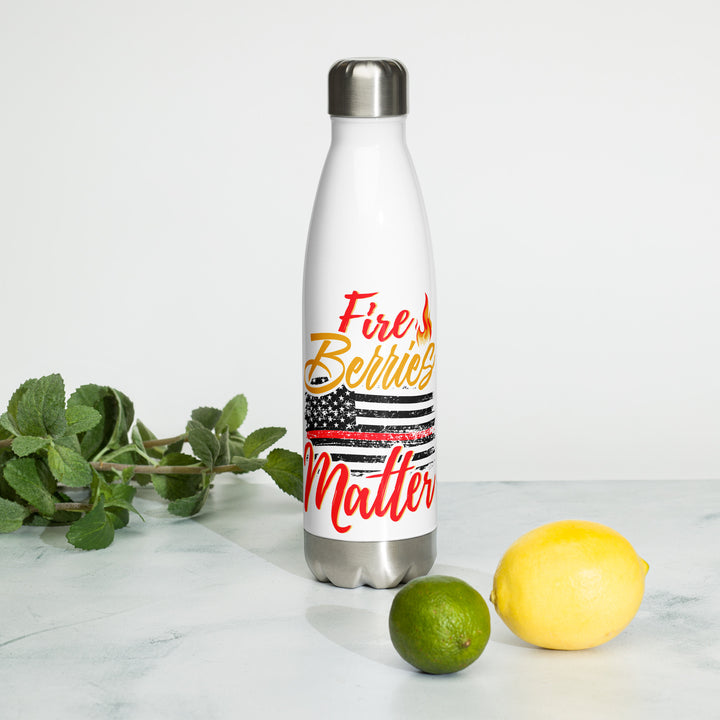 Fire Berries Matter Stainless Steel Water Bottle