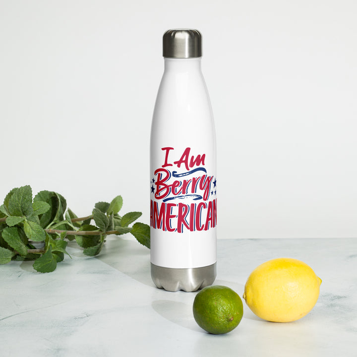 I am Berry American Stainless Steel Water Bottle