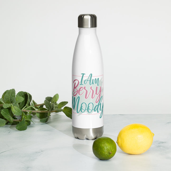 I am Berry Moody Stainless Steel Water Bottle