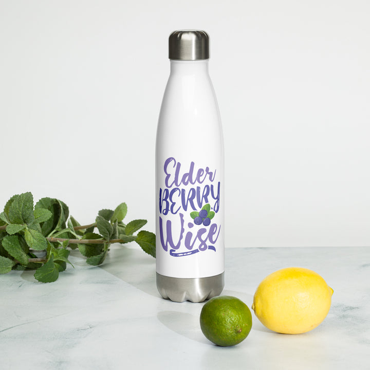 Elder Berry Wise Stainless Steel Water Bottle