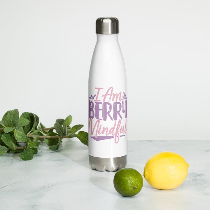 I am Berry Mindful Stainless Steel Water Bottle