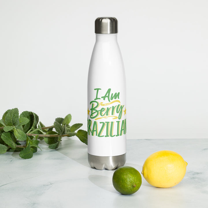 I am Berry Brazilian Stainless Steel Water Bottle