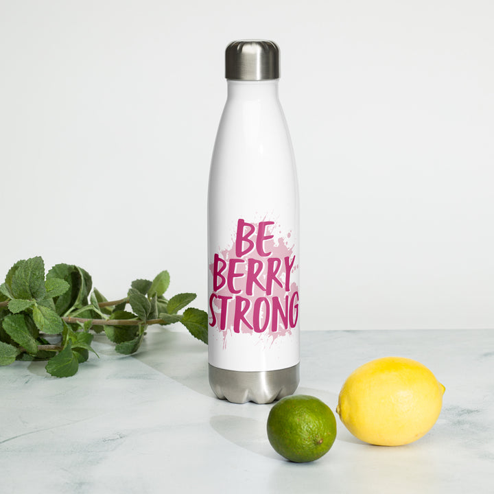 Be Berry Strong Stainless Steel Water Bottle