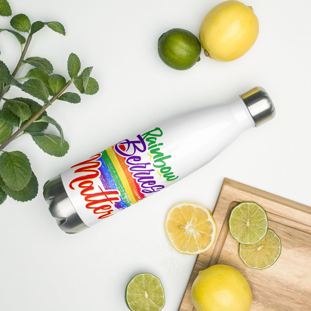 Rainbow Berries Matter Stainless Steel Water Bottle