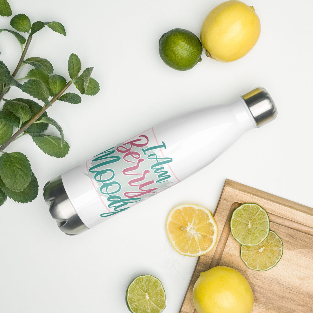 I am Berry Moody Stainless Steel Water Bottle