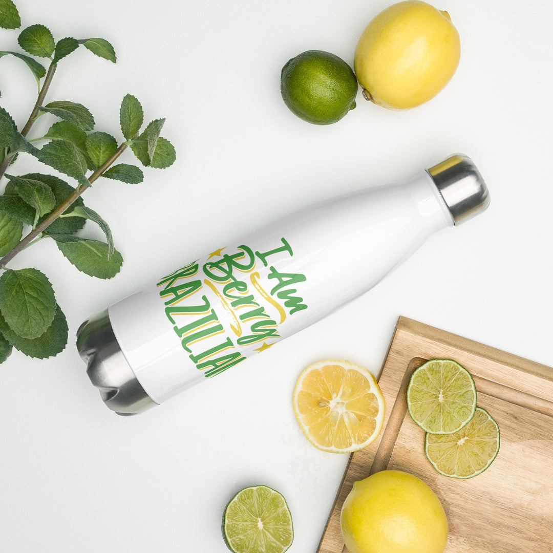 I am Berry Brazilian Stainless Steel Water Bottle