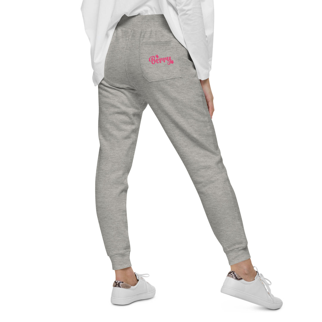 BERRY FLEECE SWEATPANTS