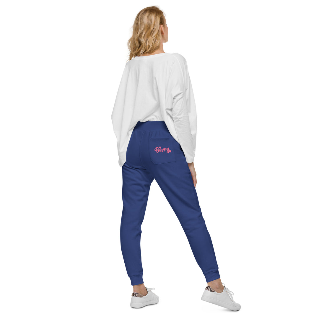 BERRY FLEECE SWEATPANTS