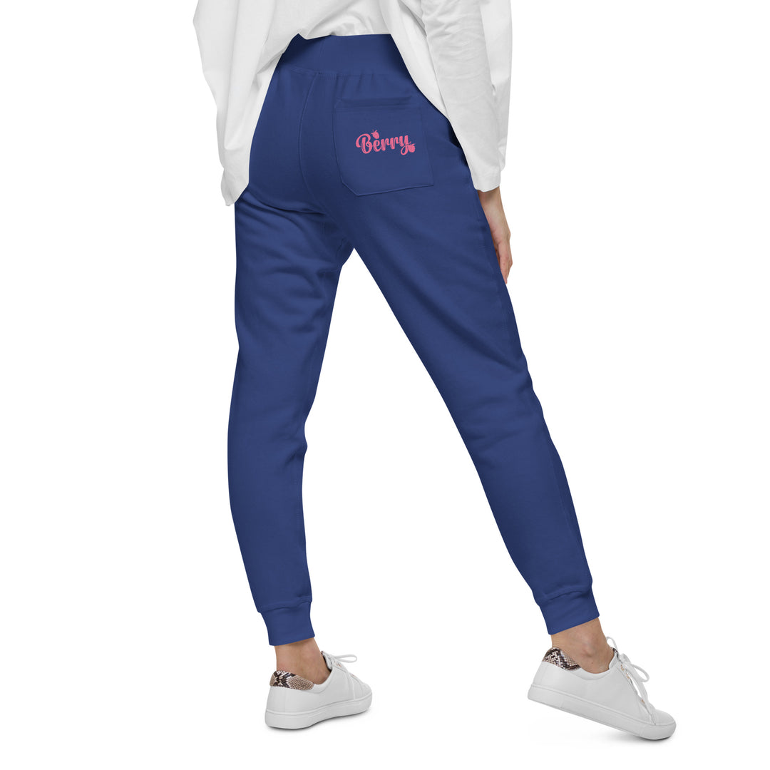 BERRY FLEECE SWEATPANTS