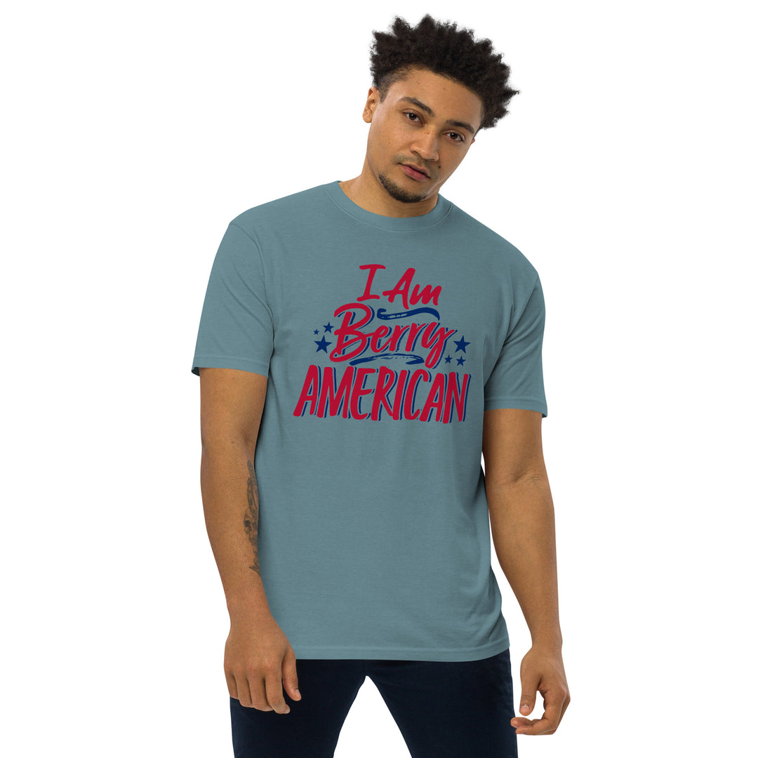 I AM BERRY AMERICAN MEN’S PREMIUM HEAVYWEIGHT TEE