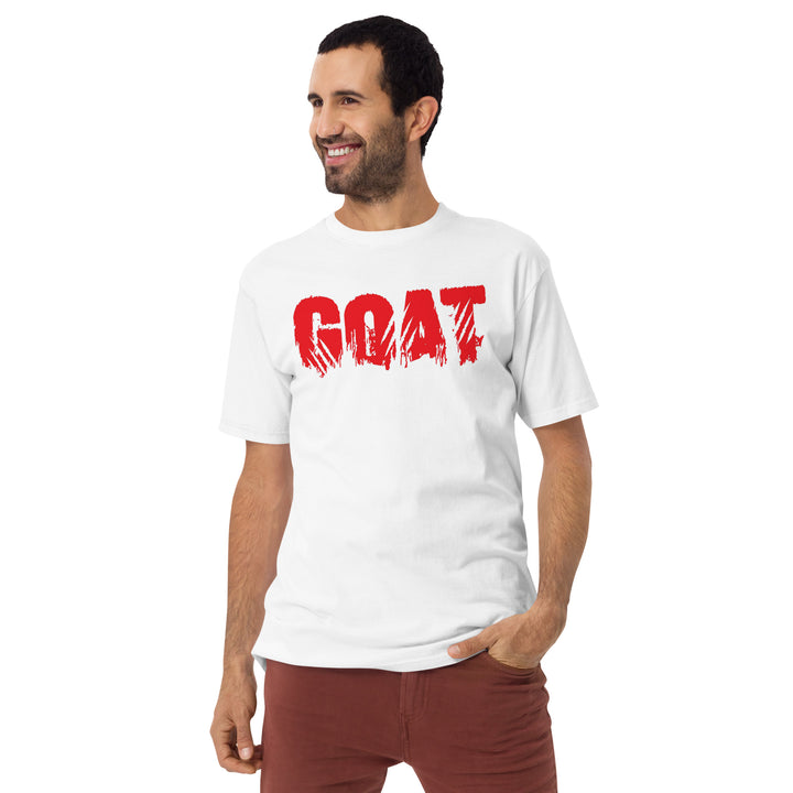 Goat Men’s premium heavyweight tee