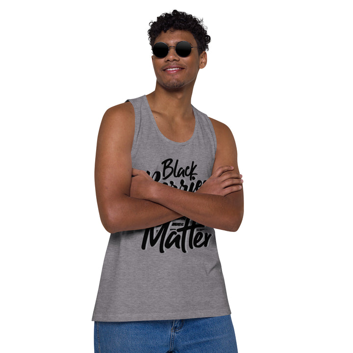 BLACK BERRIES MATTER MEN’S PREMIUM TANK TOP