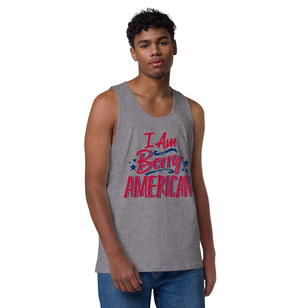 I AM BERRY AMERICAN MEN’S PREMIUM TANK TOP