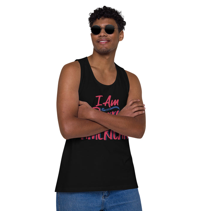 I AM BERRY AMERICAN MEN’S PREMIUM TANK TOP