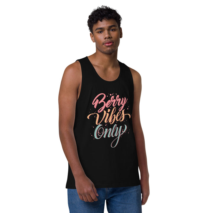 BERRY VIBES ONLY MEN’S PREMIUM TANK TOP