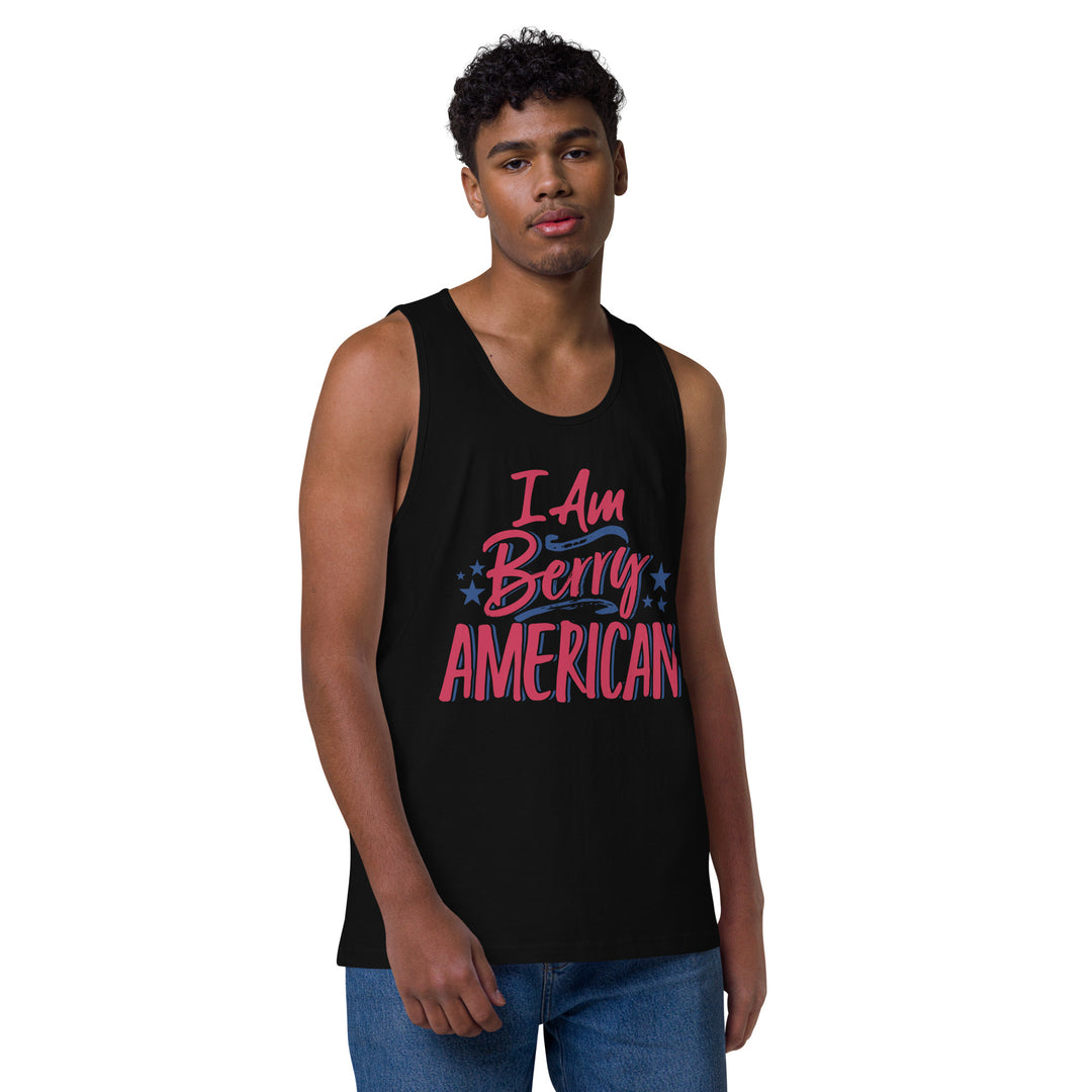 I AM BERRY AMERICAN MEN’S PREMIUM TANK TOP