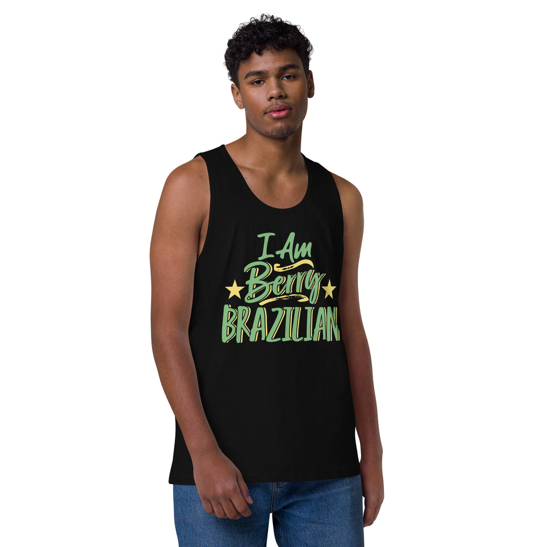 I AM BERRY BRAZILIAN MEN’S PREMIUM TANK TOP