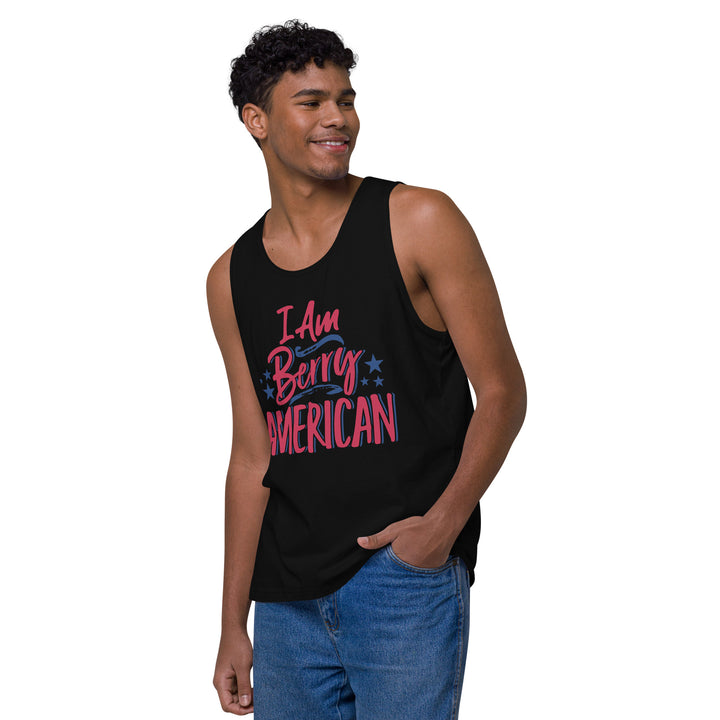 I AM BERRY AMERICAN MEN’S PREMIUM TANK TOP