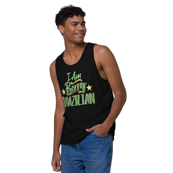 I AM BERRY BRAZILIAN MEN’S PREMIUM TANK TOP