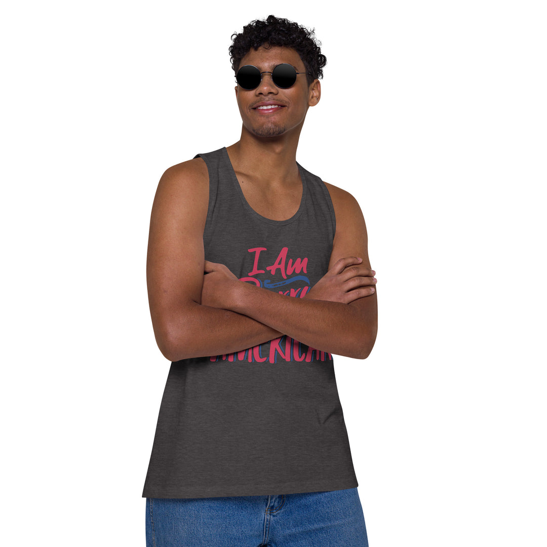 I AM BERRY AMERICAN MEN’S PREMIUM TANK TOP