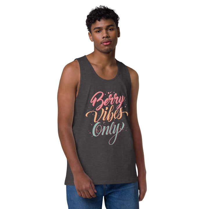 BERRY VIBES ONLY MEN’S PREMIUM TANK TOP