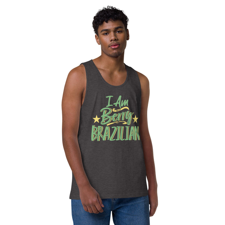 I AM BERRY BRAZILIAN MEN’S PREMIUM TANK TOP