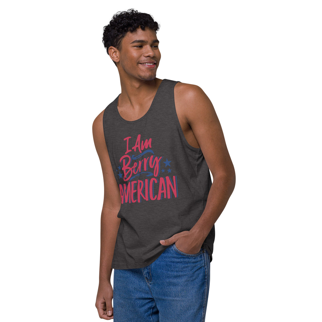 I AM BERRY AMERICAN MEN’S PREMIUM TANK TOP