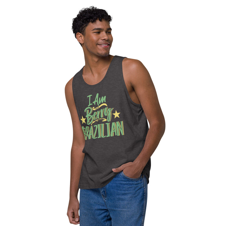 I AM BERRY BRAZILIAN MEN’S PREMIUM TANK TOP