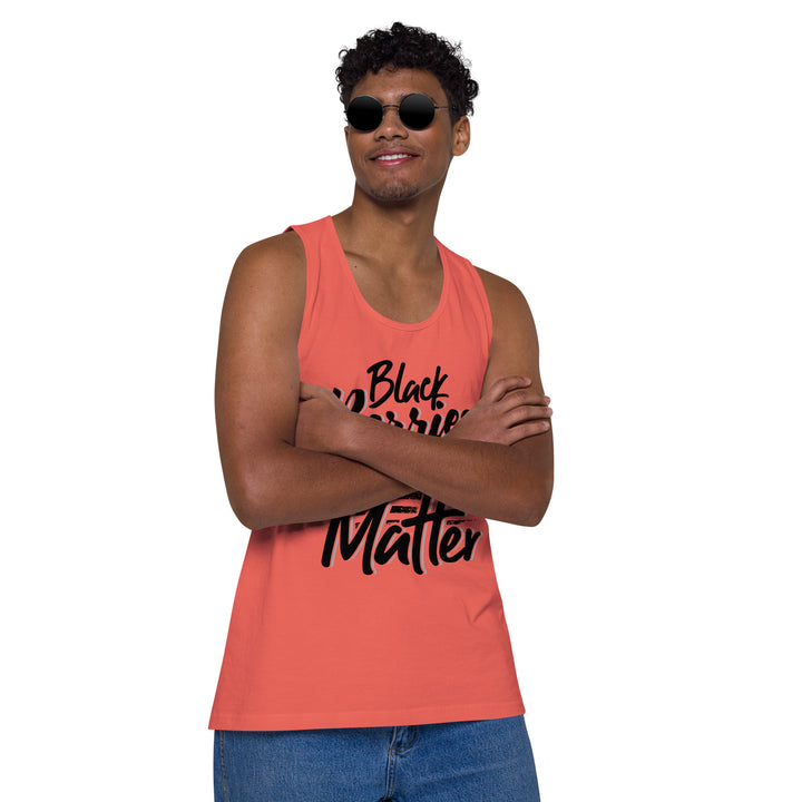 BLACK BERRIES MATTER MEN’S PREMIUM TANK TOP