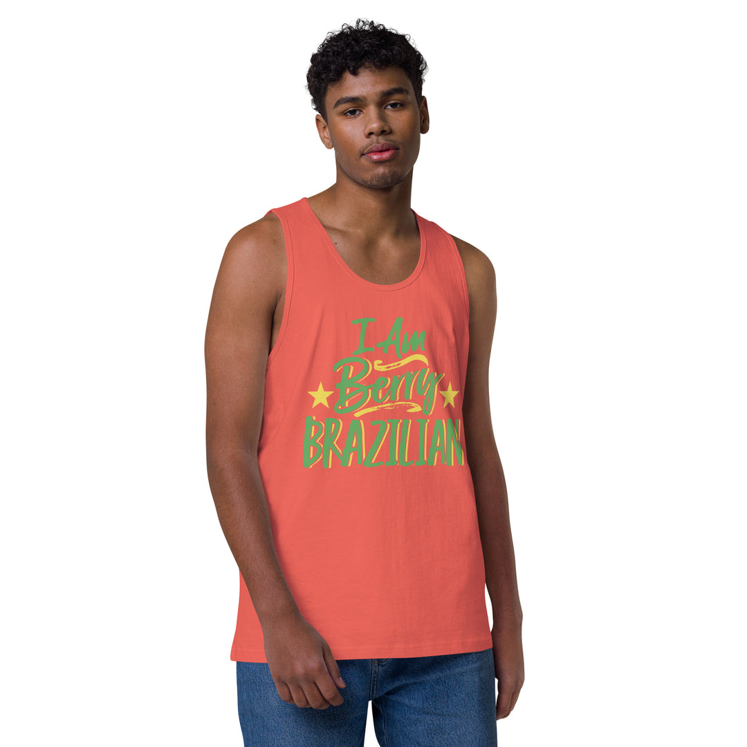 I AM BERRY BRAZILIAN MEN’S PREMIUM TANK TOP