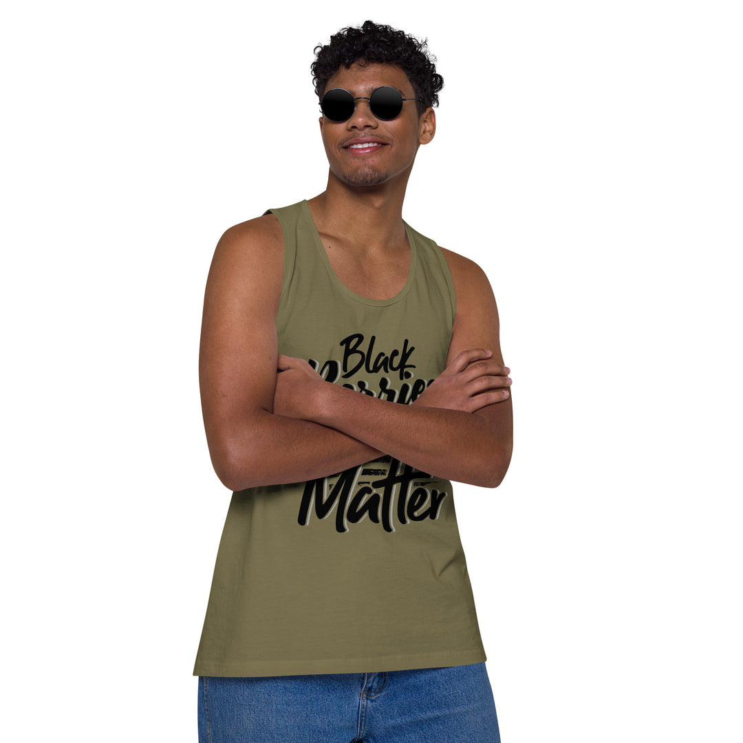 BLACK BERRIES MATTER MEN’S PREMIUM TANK TOP