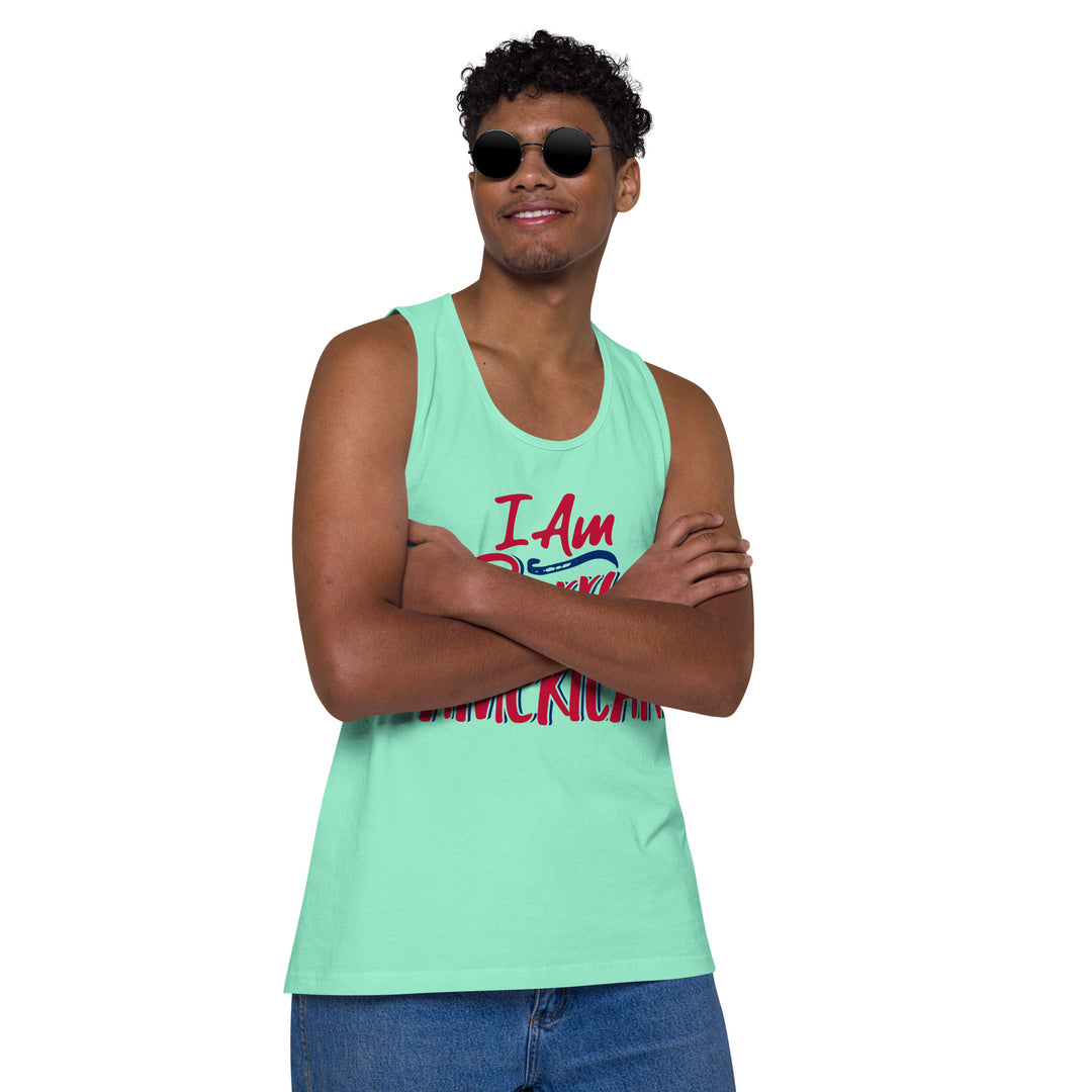 I AM BERRY AMERICAN MEN’S PREMIUM TANK TOP