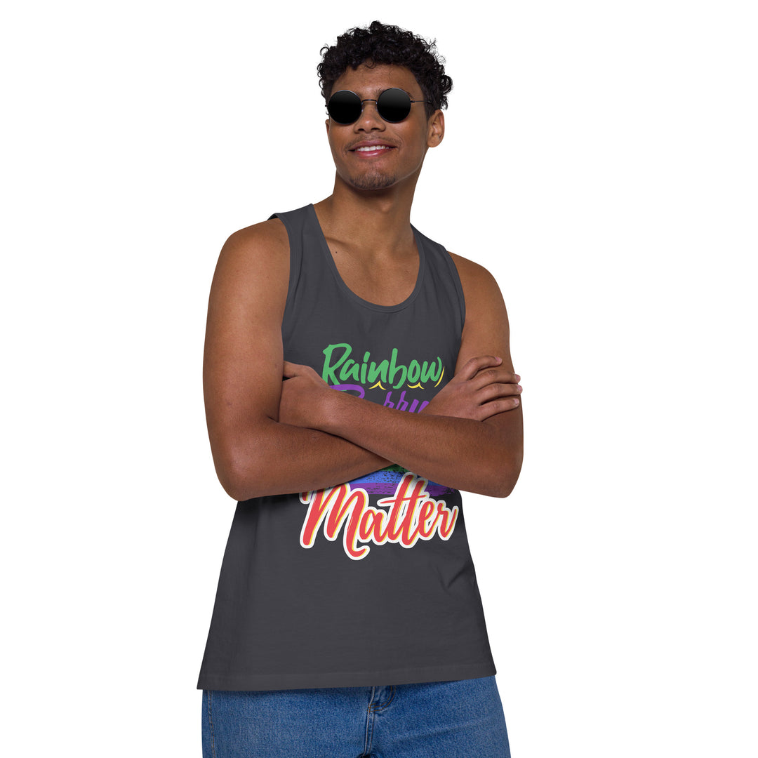 RAINBOW BERRY MATTER MEN’S PREMIUM TANK TOP