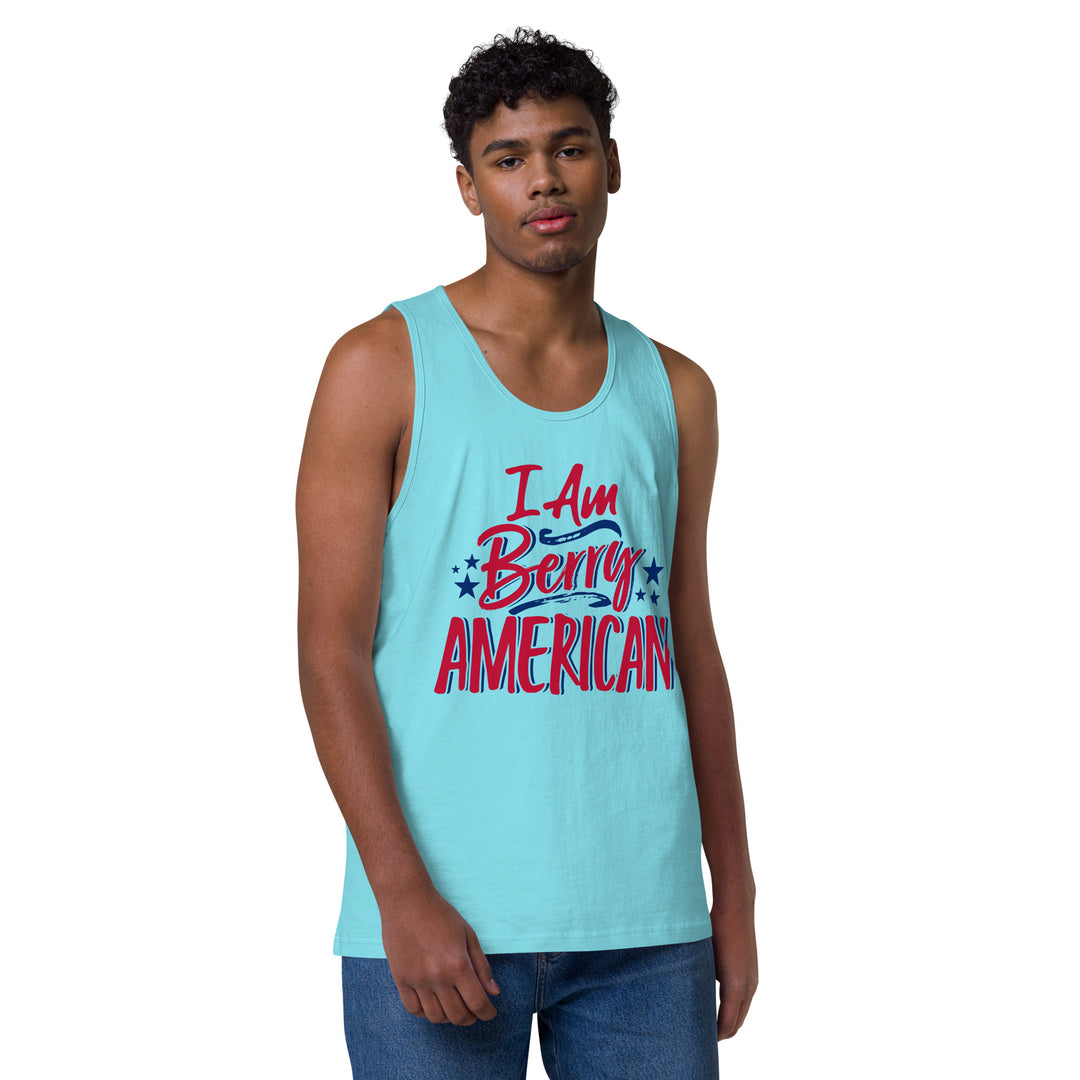 I AM BERRY AMERICAN MEN’S PREMIUM TANK TOP