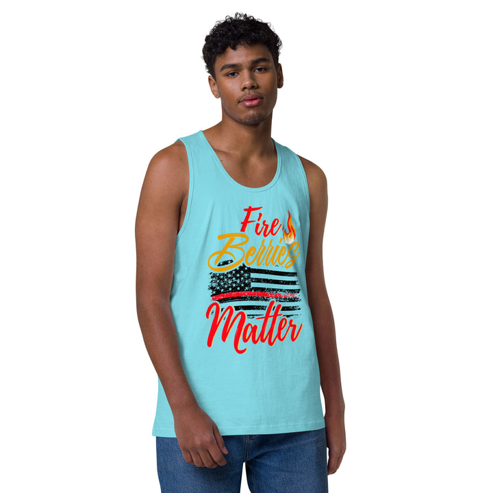 FIRE BERRIES MATTER MEN’S PREMIUM TANK TOP