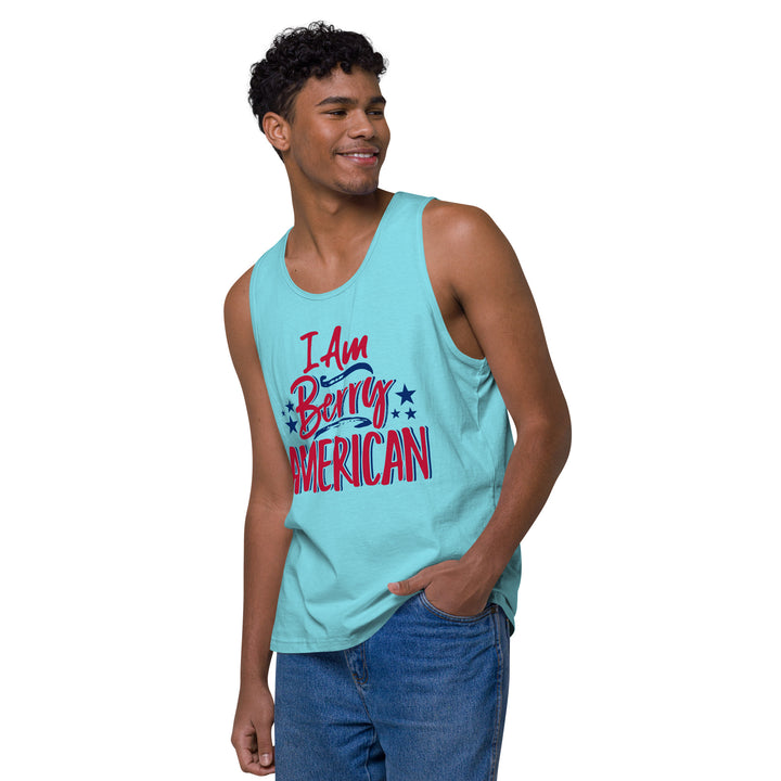 I AM BERRY AMERICAN MEN’S PREMIUM TANK TOP