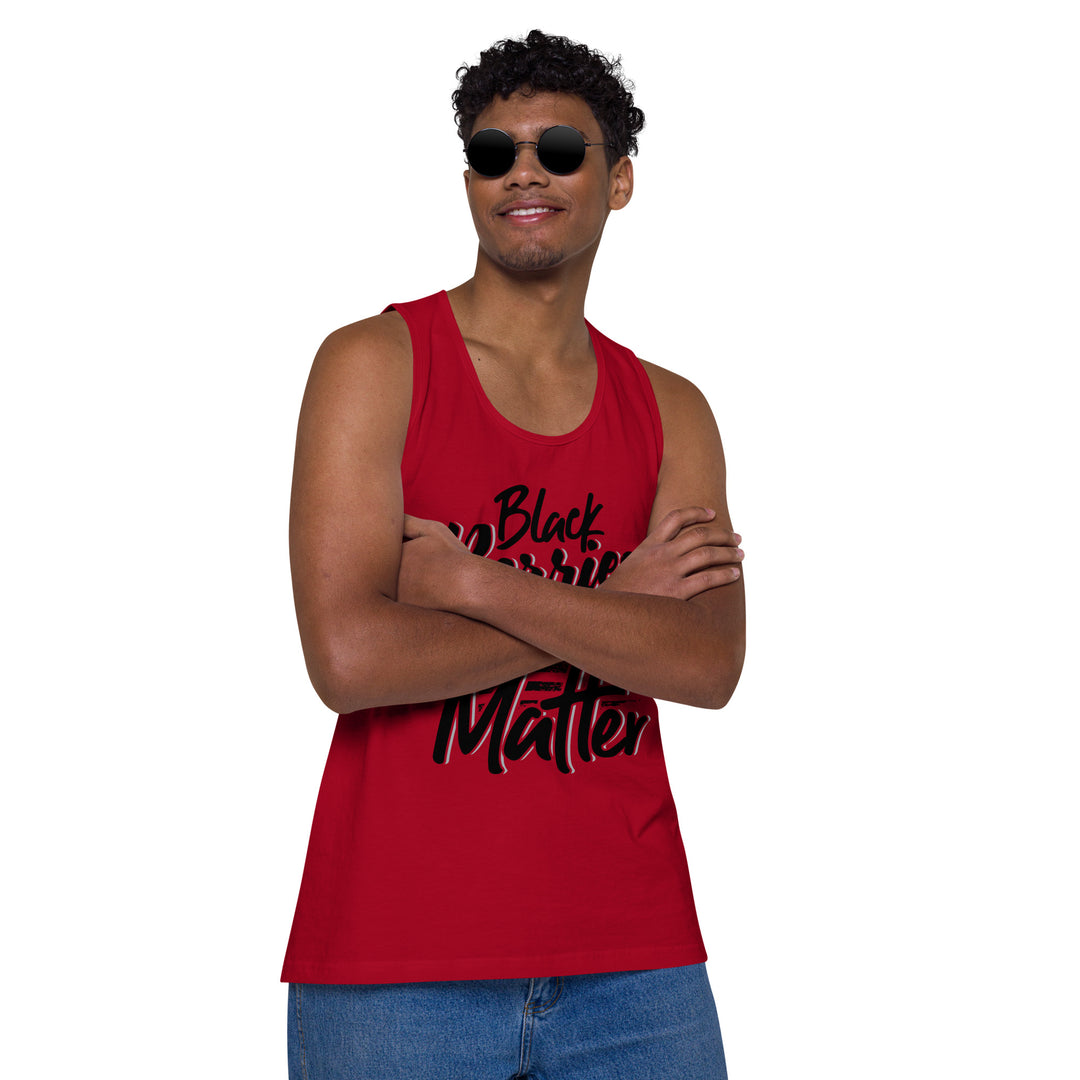 BLACK BERRIES MATTER MEN’S PREMIUM TANK TOP