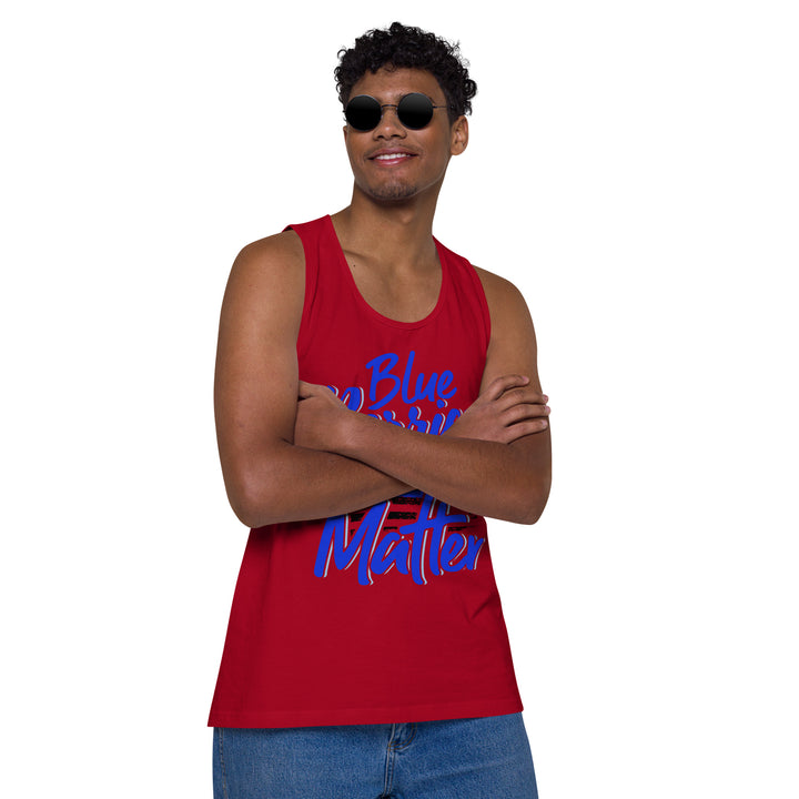 BLUE BERRIES MATTER MEN’S PREMIUM TANK TOP