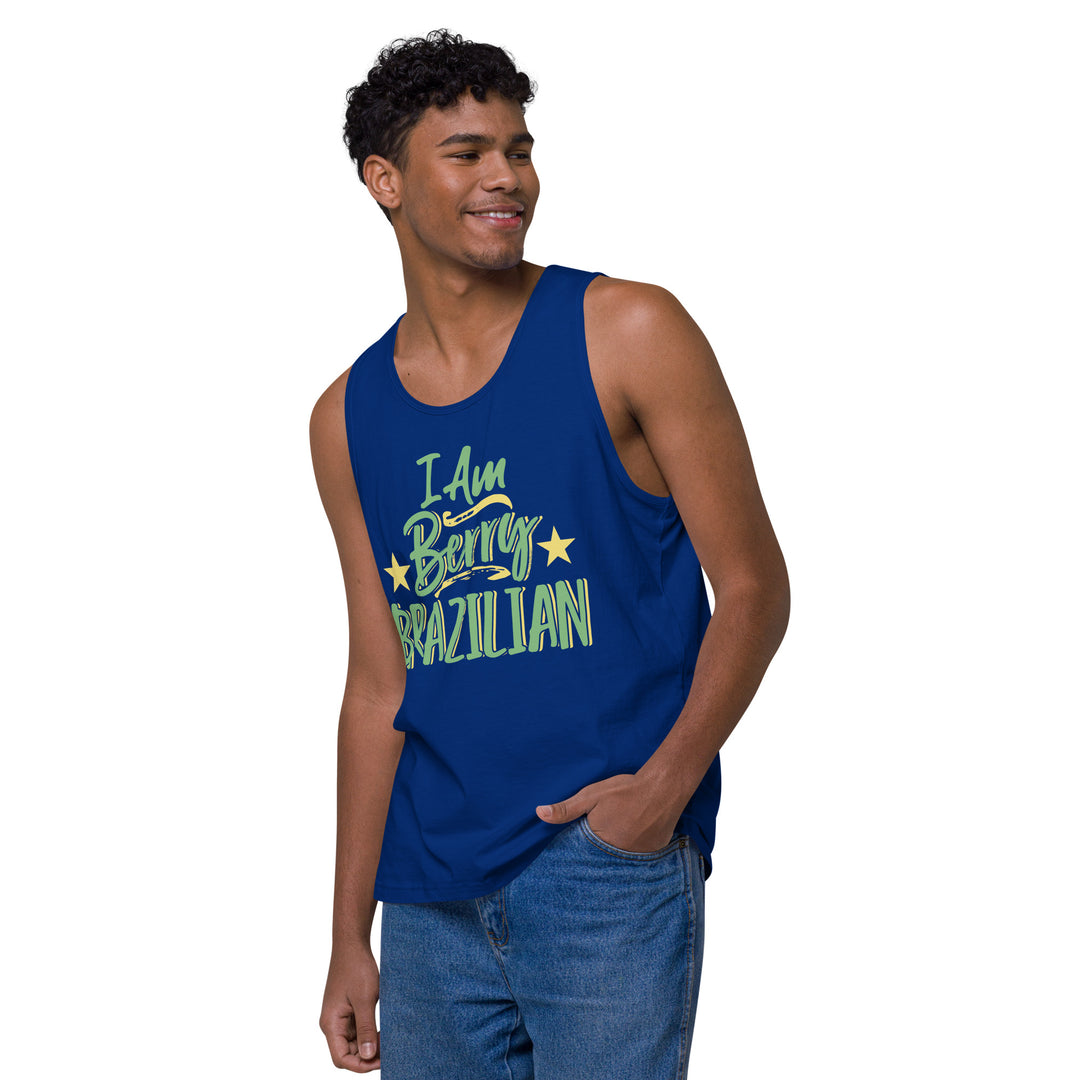 I AM BERRY BRAZILIAN MEN’S PREMIUM TANK TOP