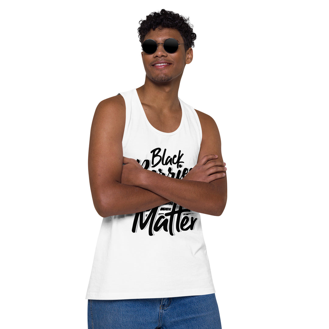 BLACK BERRIES MATTER MEN’S PREMIUM TANK TOP