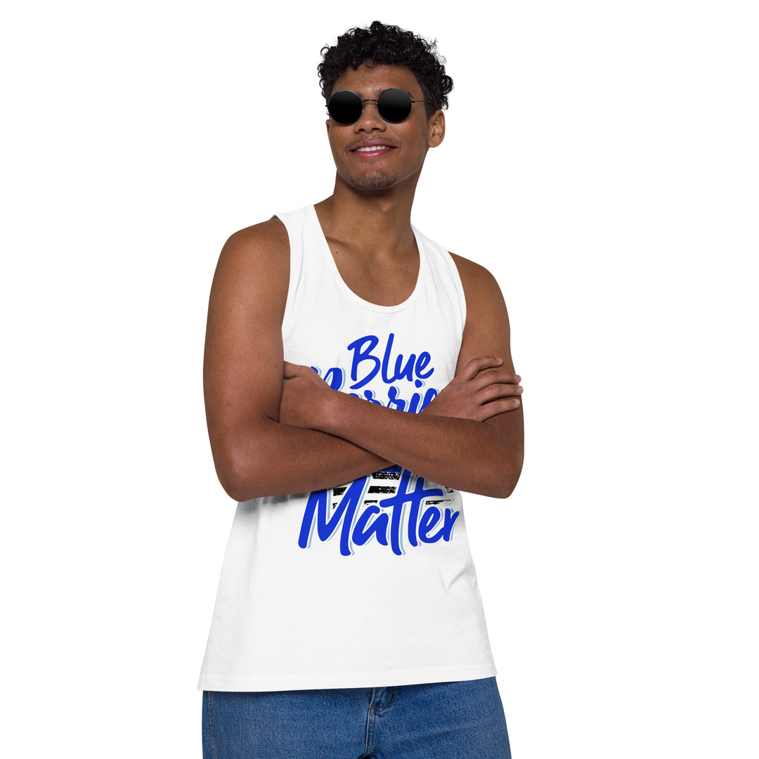 BLUE BERRIES MATTER MEN’S PREMIUM TANK TOP