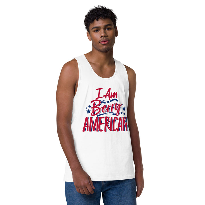 I AM BERRY AMERICAN MEN’S PREMIUM TANK TOP