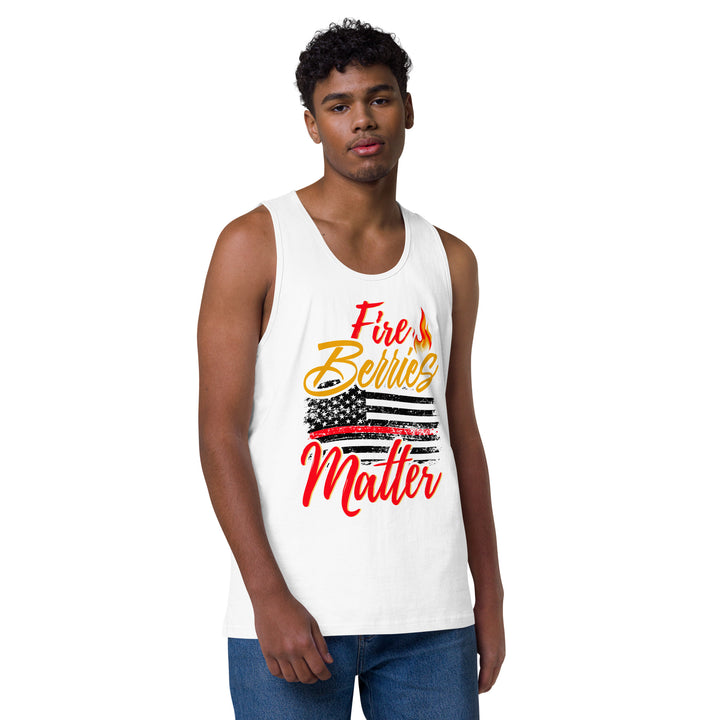 FIRE BERRIES MATTER MEN’S PREMIUM TANK TOP