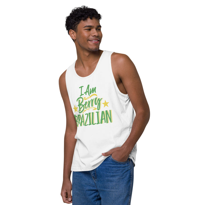 I AM BERRY BRAZILIAN MEN’S PREMIUM TANK TOP