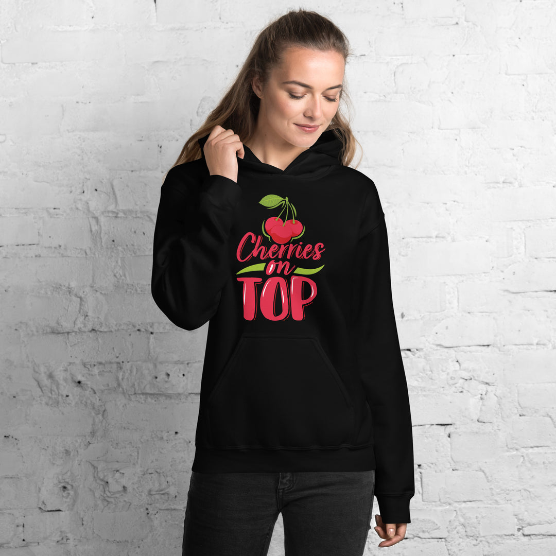 CHERRIES ON TOP HOODIE