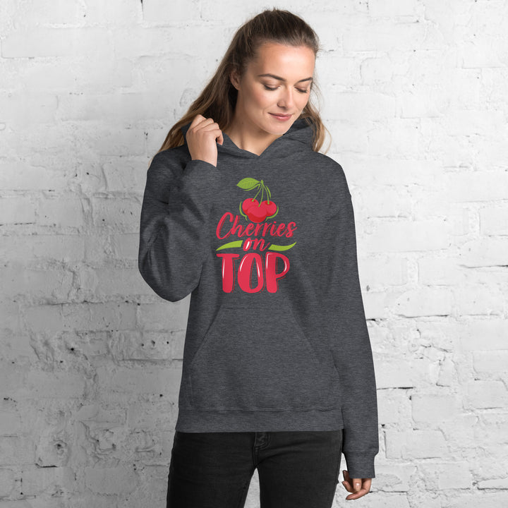 CHERRIES ON TOP HOODIE