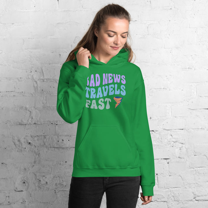 Bad News Travels Fast Hoodie